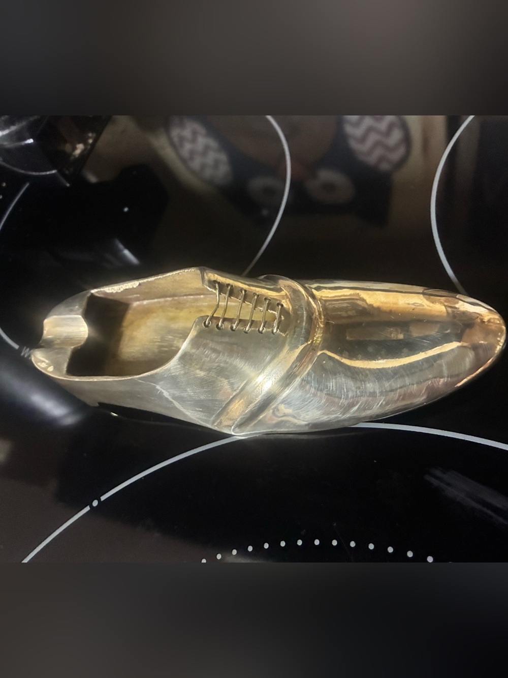 Brass ASHTRAY Shoe - Picture 2 of 7